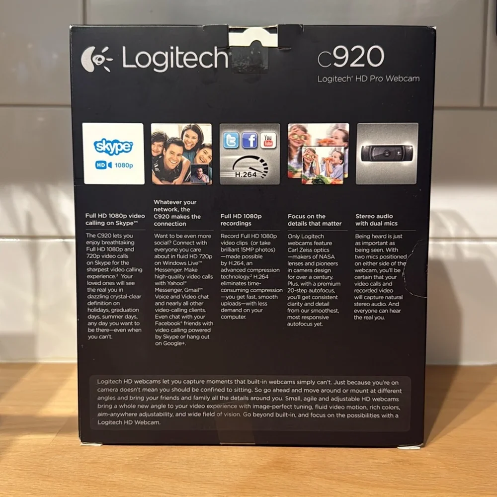 Logitech HD Pro Webcam C920‎ | Brand New